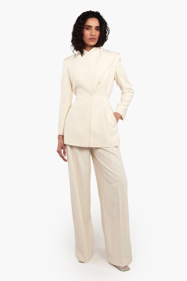 Draped Tailored Suit