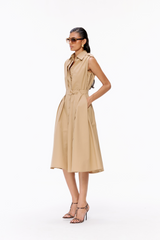 Belted Trench Dress