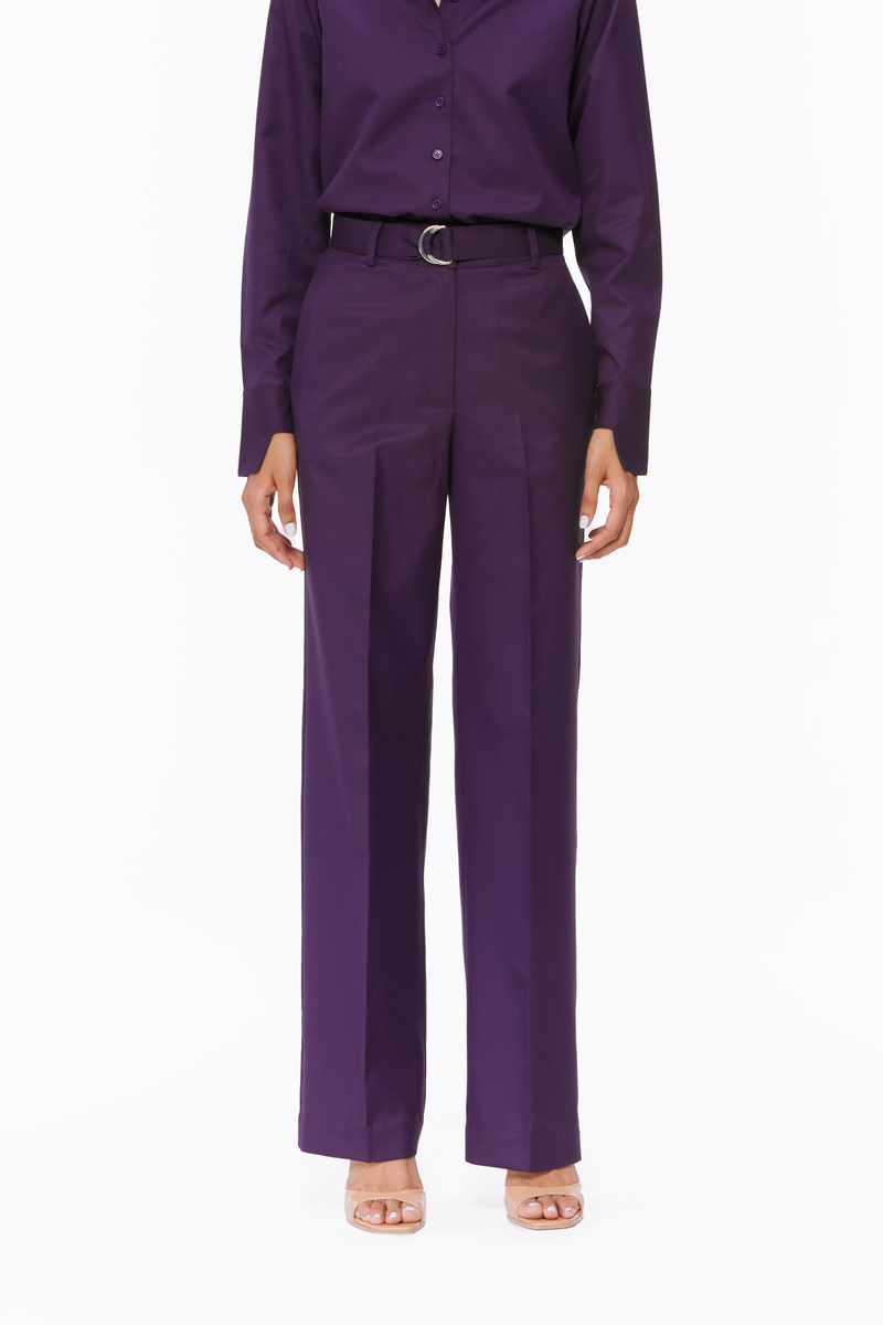 Belted Tailored Trousers