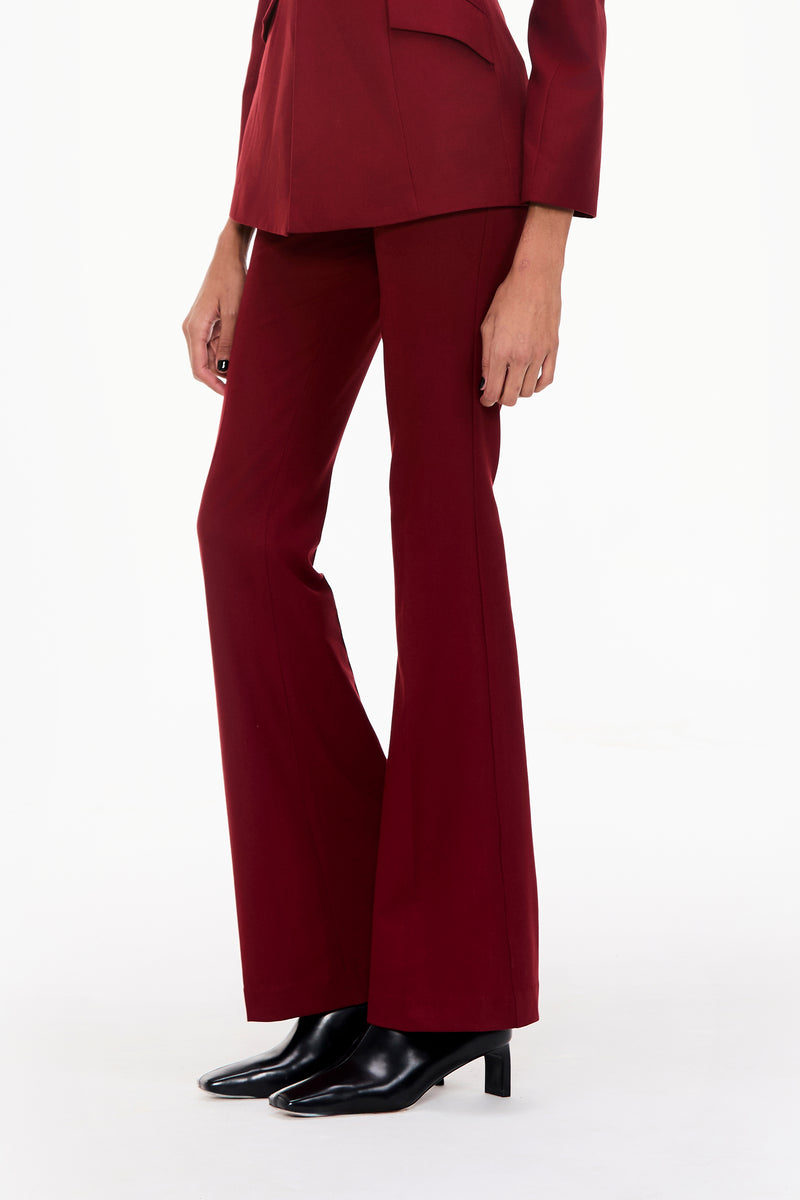 Flared Tailored Trousers