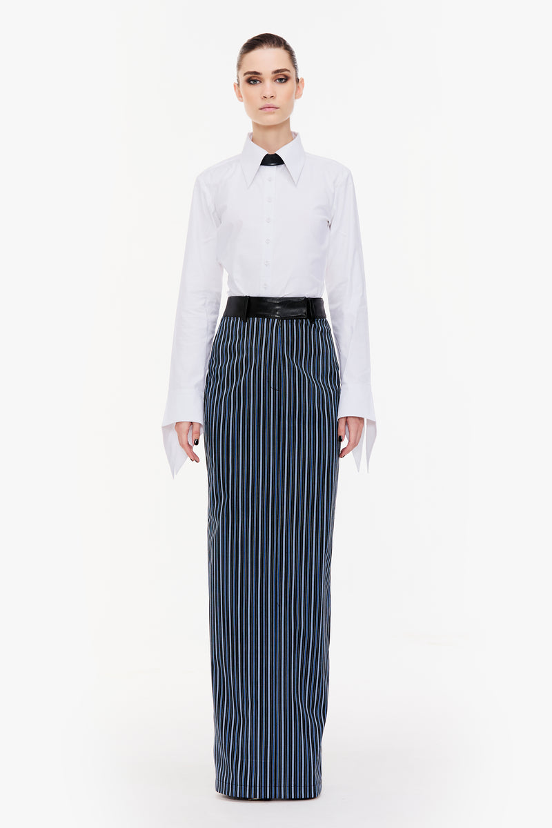 Tailored Column Skirt