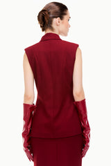 Sculpted Double-Breasted Waistcoat