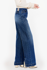 Panelled Denim Trousers