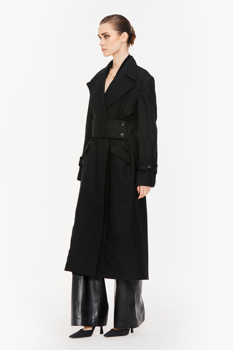 Belted Wool Coat