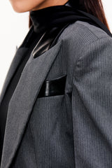 Single-Breasted Contoured Blazer