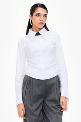 Pleated Tailored Shirt