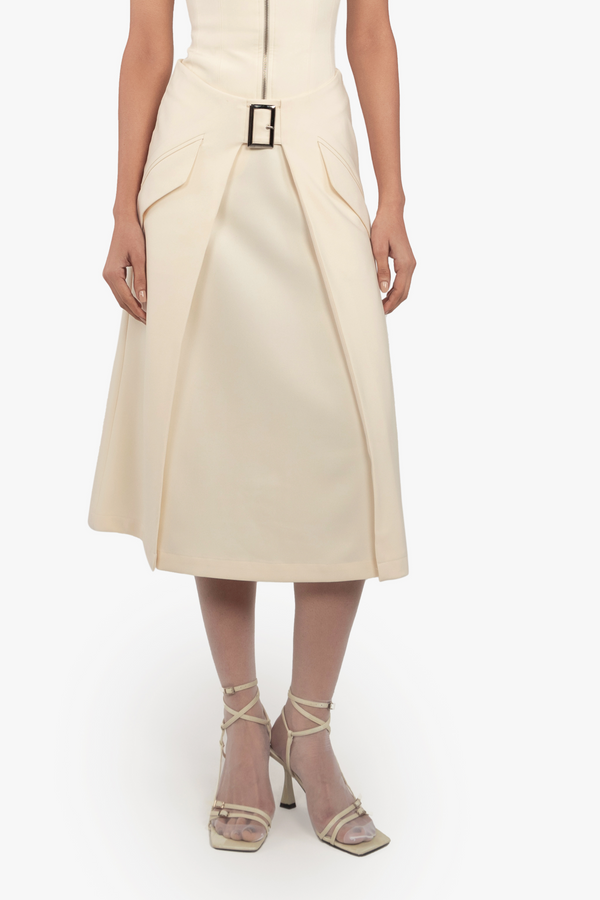 Panelled Midi Skirt