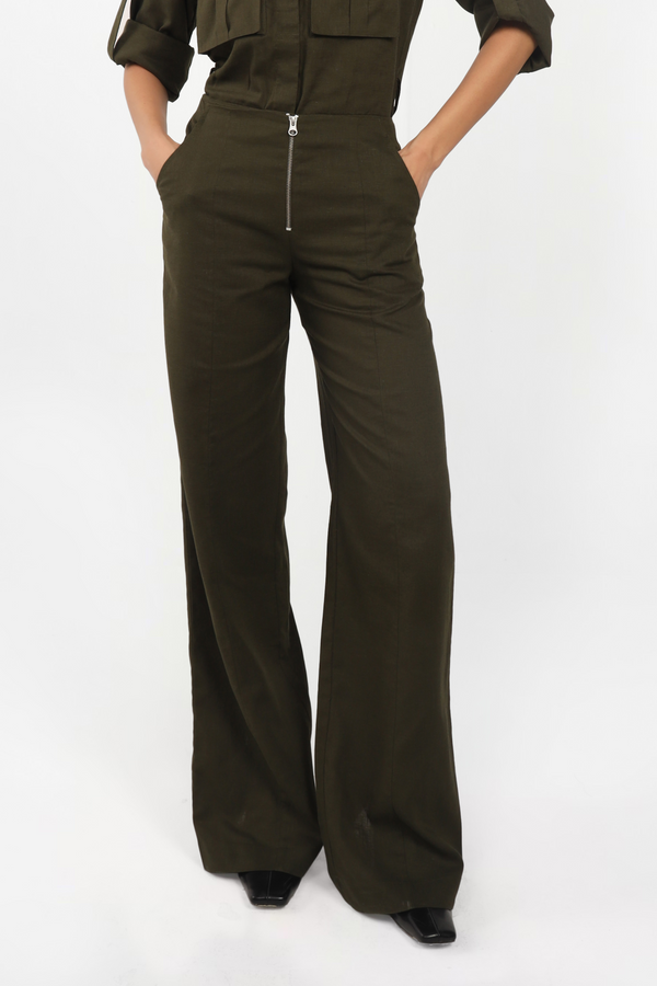 Panelled Tailored Trousers