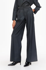 Buckled Pleated Trousers