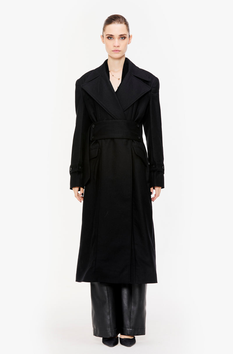 Belted Wool Coat