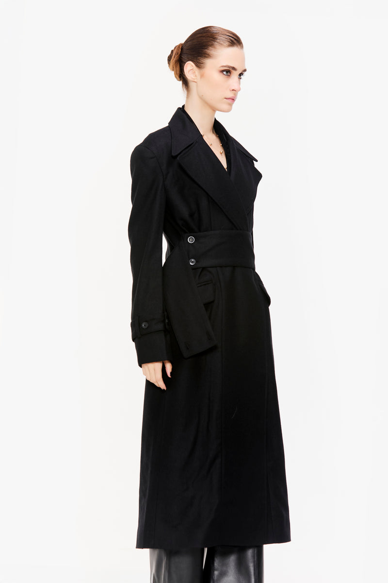 Belted Wool Coat